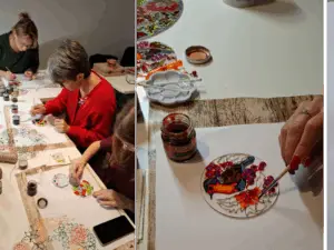 üvegfestő workshop
