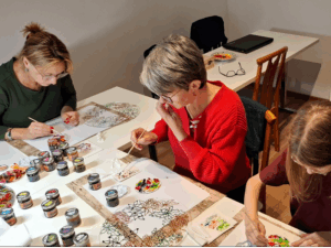 üvegfestő workshop