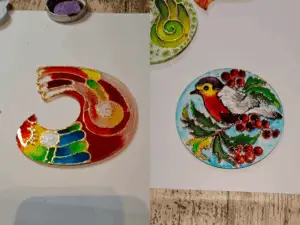 üvegfestő workshop