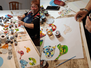 üvegfestő workshop