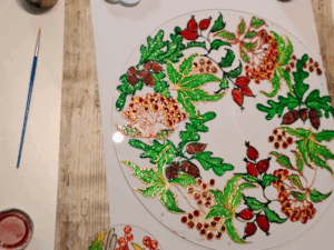 üvegfestő workshop