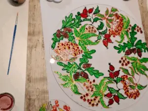 üvegfestő workshop