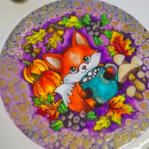 Őszi üvegfestő workshop