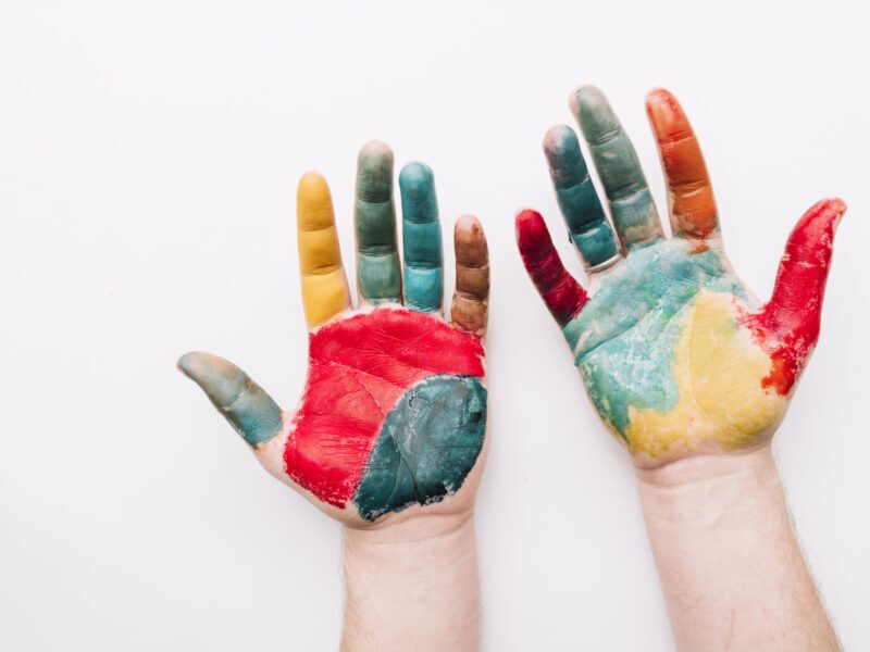 painted-hands